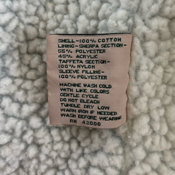 Vtg Northwest Territory Sherpa Lined Denim Trucker Shirt Jacket Shacket Mens XL - Picture 5 of 15